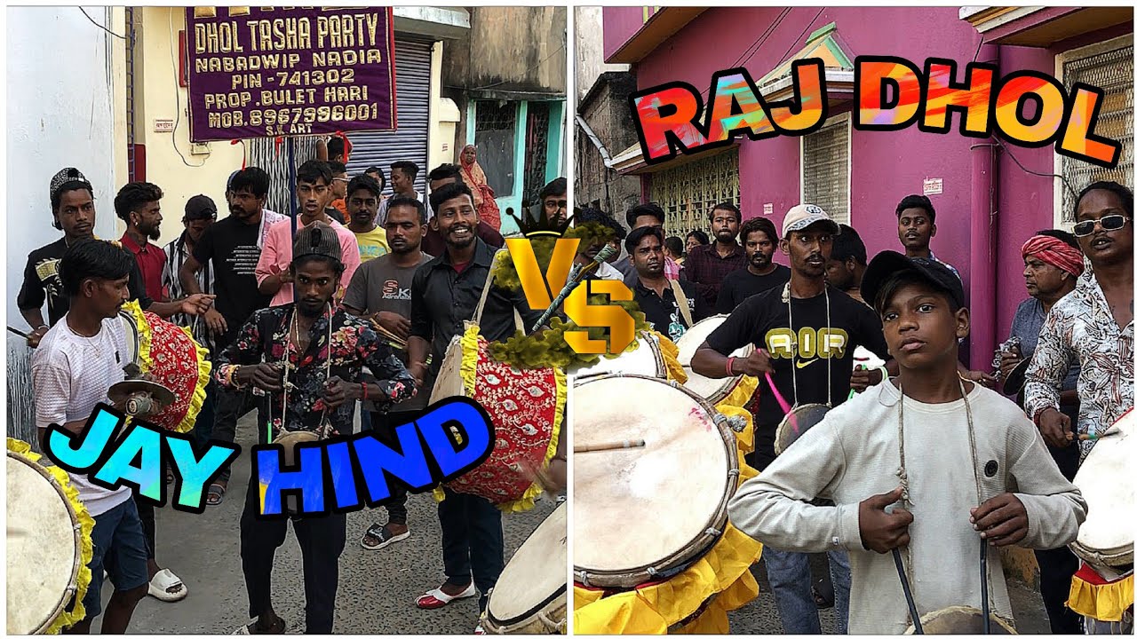 KATWA KARTICK PUJA 2K25  (RAJ DHOL VS JAY HIND DHOL) MEGA TASHA COMPETITION..﻿🔥﻿🔥🔥#music#RajDholTasa