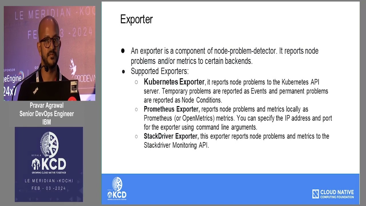 Understanding K8s node-problem-detector to increase cluster visiblity( Pravar Agrawal, IBM)