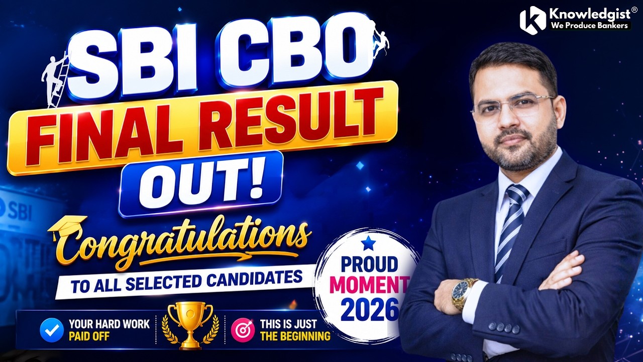 SBI CBO Final Result OUT | Students' First LIVE Reaction | Success Celebration