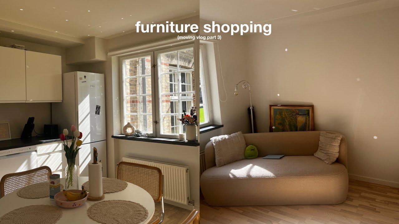 furniture shopping (moving vlog, getting settled in)