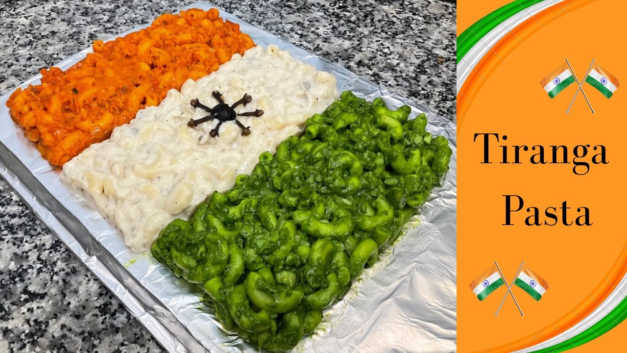 Tiranga Pasta | Tri Color Pasta Recipe | Tricolour Food Recipes