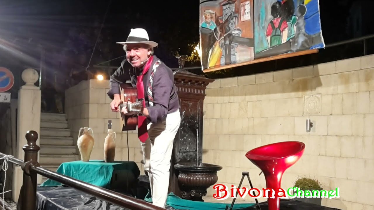 Cantastorie per una sera a Bivona, Luigi Sottile in “La funtaneddra di lu Mezzaranciu”