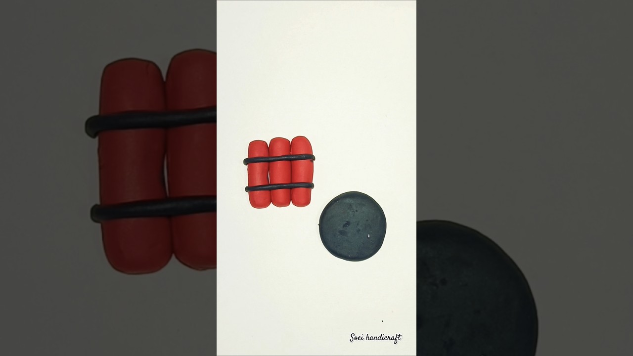 Clay bomb 💣#youtubeshorts #diy #creative #ytshorts #viralvideo #trending #clay #subscribe #shorts