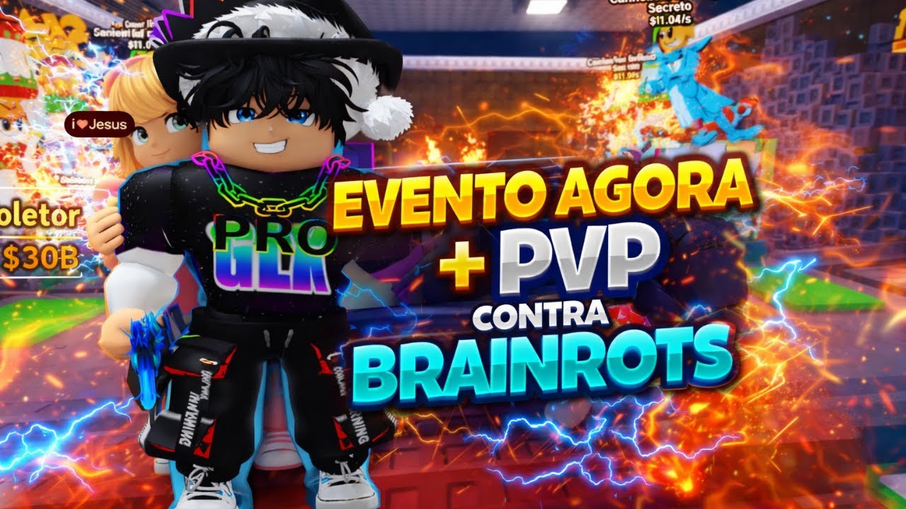 ROUBE UM BRAINROT ao VIVO⚡#roblox