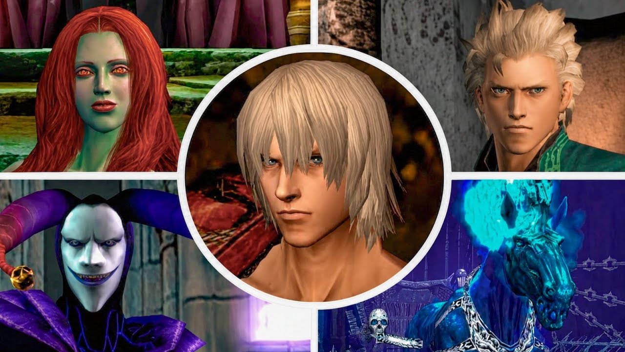 Devil May Cry 3 SE - All Boss Fights & Ending