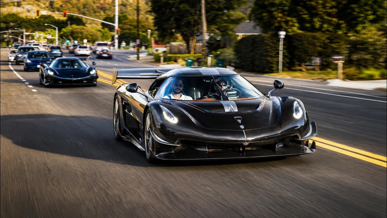 Exotic Cars leaving The Quail Monterey 2026 - Zonda Mileson, Gintani Sian, Koenigseggs and more!