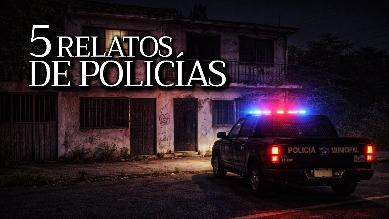 5 HISTORIAS de TERROR de POLICÍAS 
