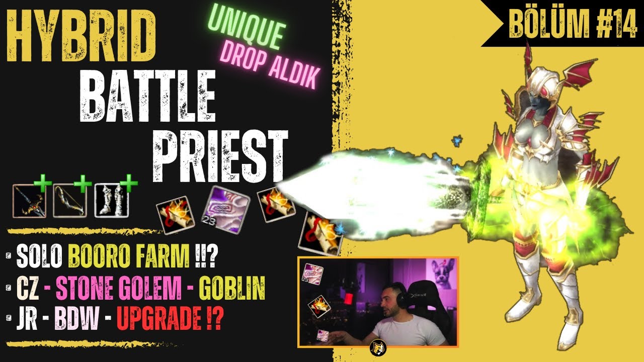 Elite HYBRID Battle Priest #14 | Merhametsiz Meta ! Farm, JR, BDW, Upgrade | Knight Online