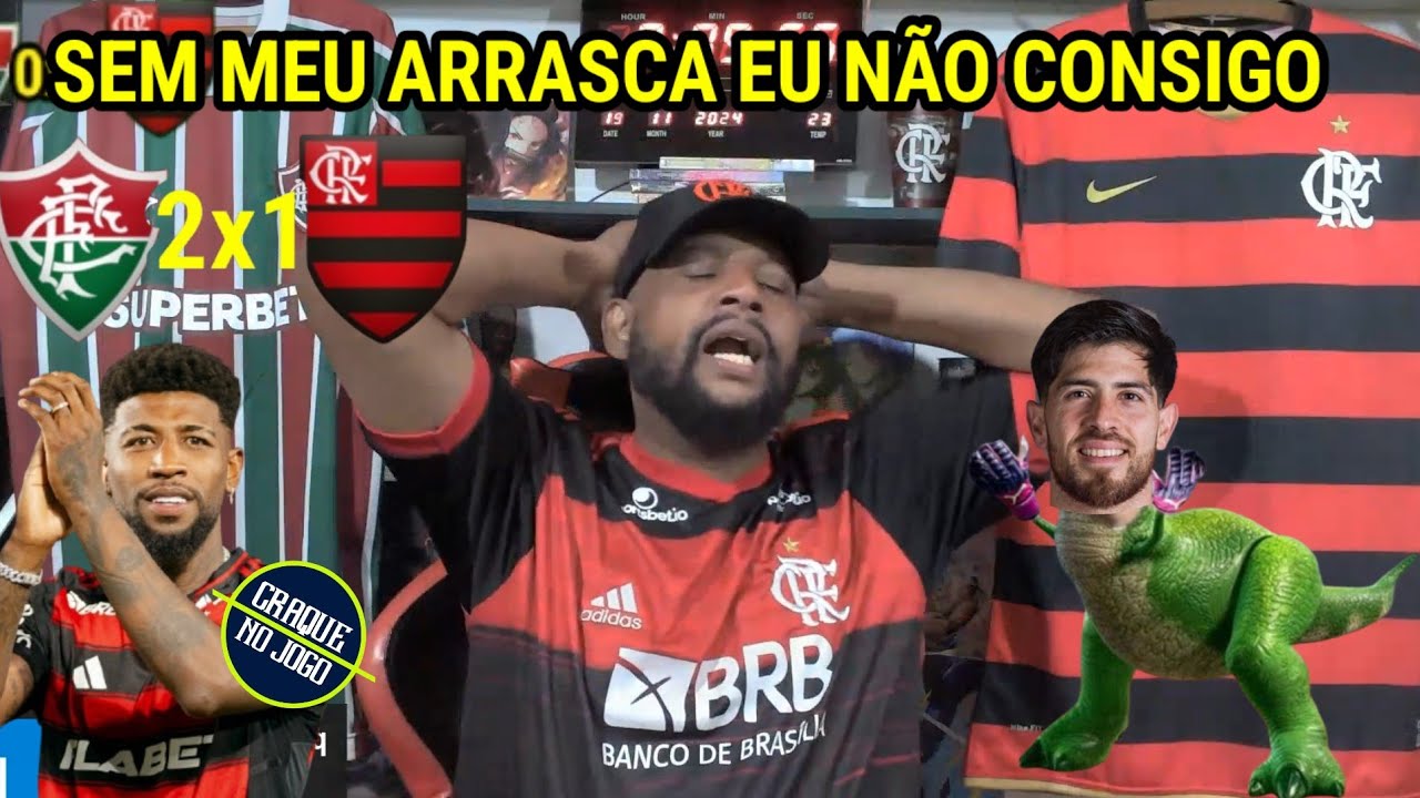 REACT PUTASSO - FLUMINENSE 2X1 FLAMENGO l JOGARAM COM AS FRALDAS CHEIAS
