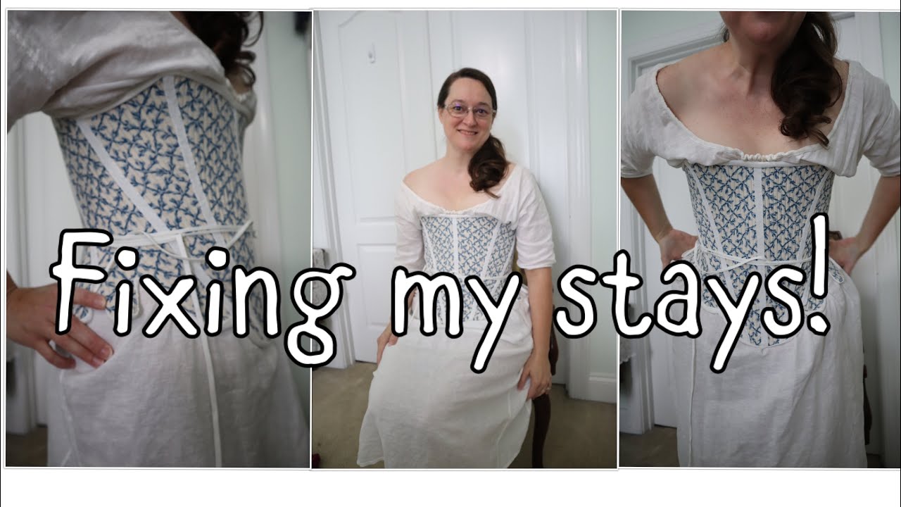 Fixed 18th Century Stays/Corset | Costume Close Up #costube