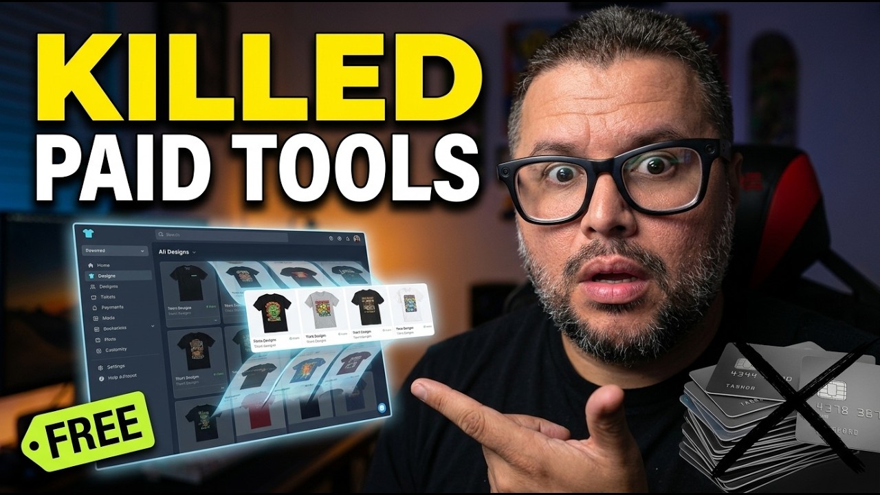 Google's New AI Search Just KILLED Paid POD Research Tools (Free Niche Tool)