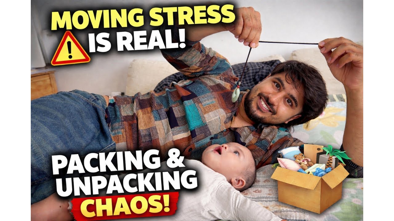 Moving Stress Is REAL 😓 Packing & Unpacking Before Our New House | Indian Chinese Family NZ