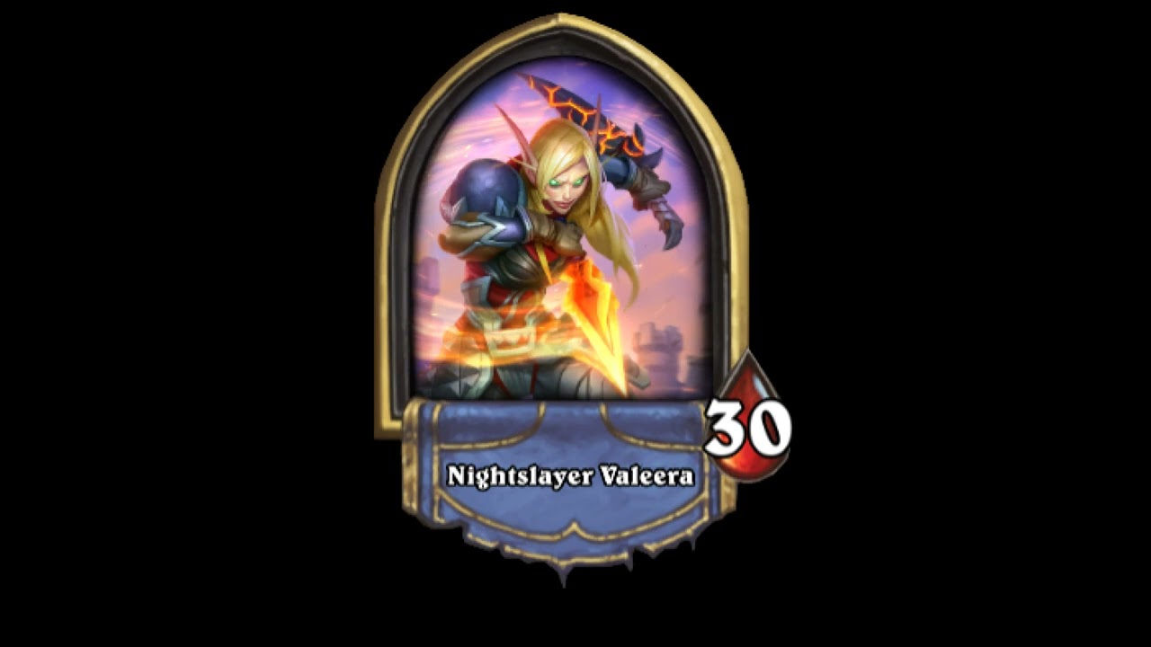 Nightslayer Valeera All Hero Quotes - Hearthstone