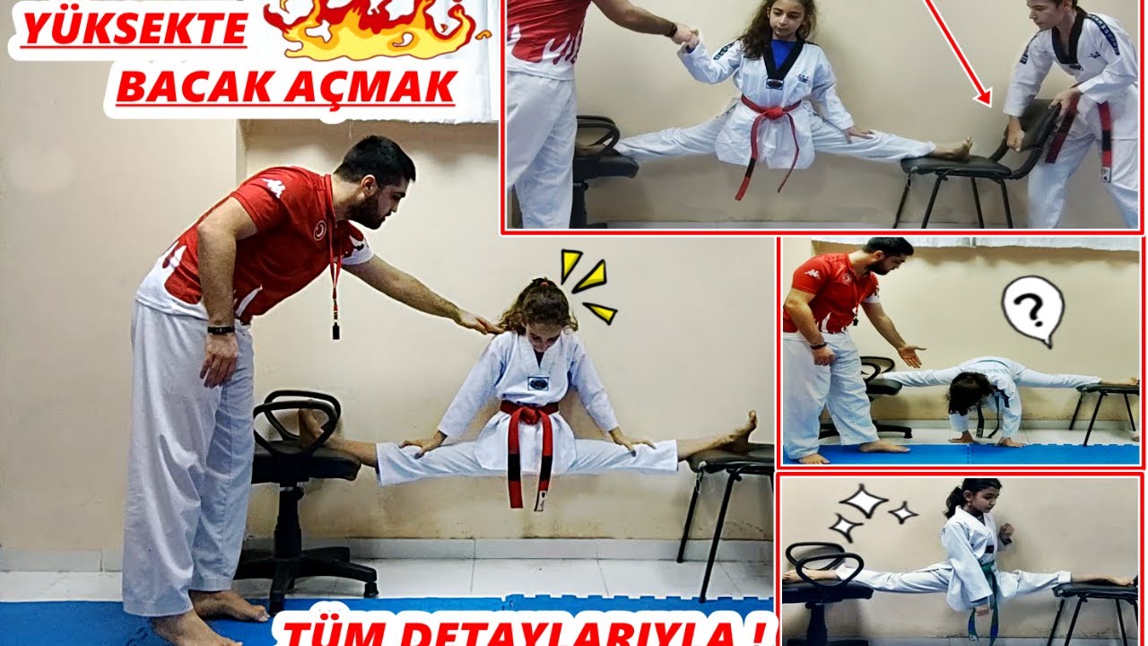 HAVADA BACAK AÇARKEN DİKKAT EDİLMESİ GEREKENLER - #Şpagat & #Kartal #Taekwondo