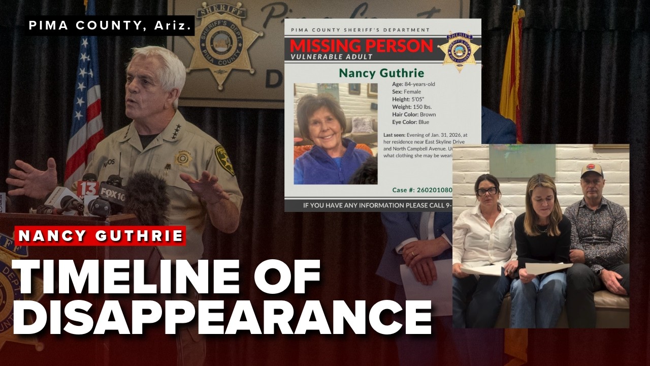 NANCY GUTHRIE: New TIMELINE reveals time doorbell camera DISCONNECTS, DETECTS person