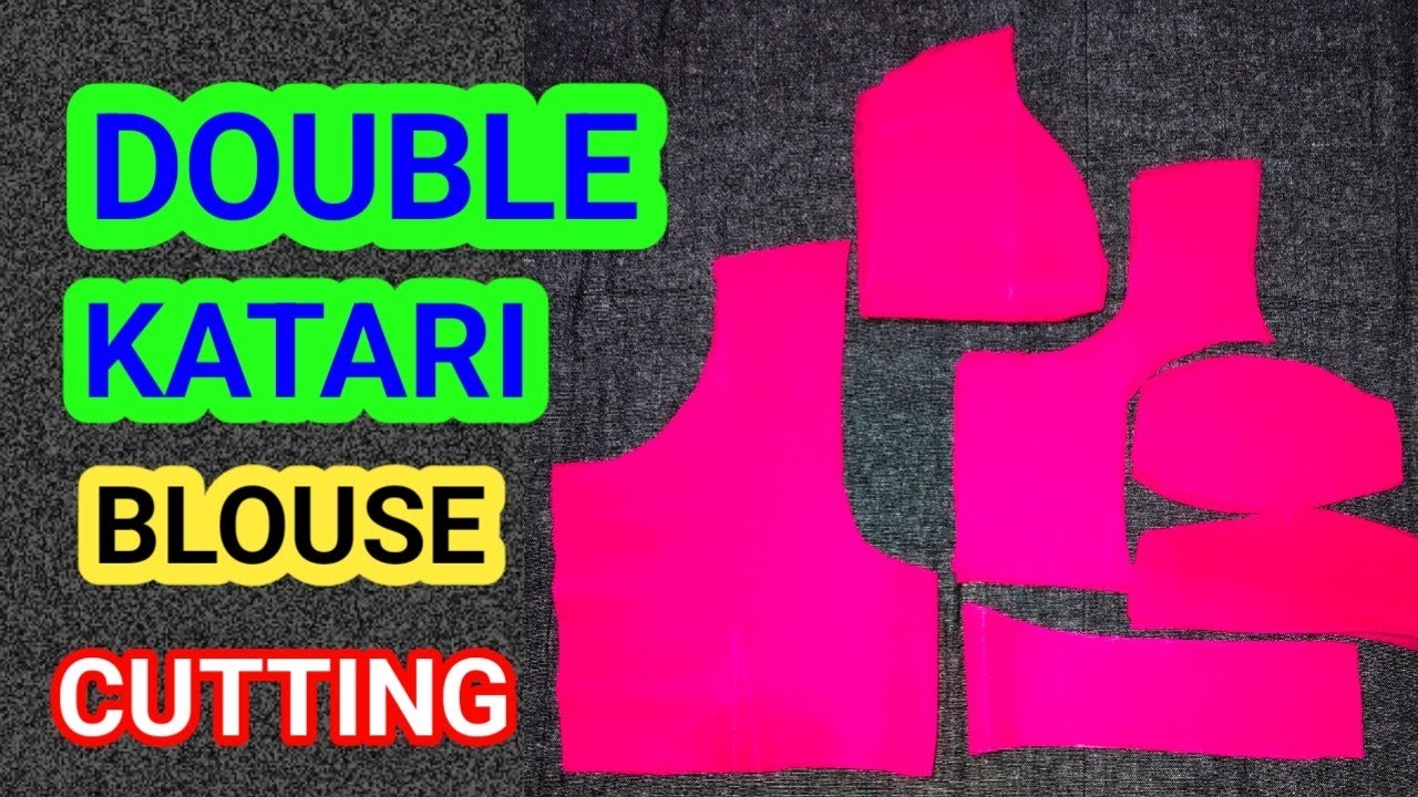 30 Size Blouse Cutting।30 Size Double Katori Blouse Cutting। Lipsita Creation। 30Size Blouse 