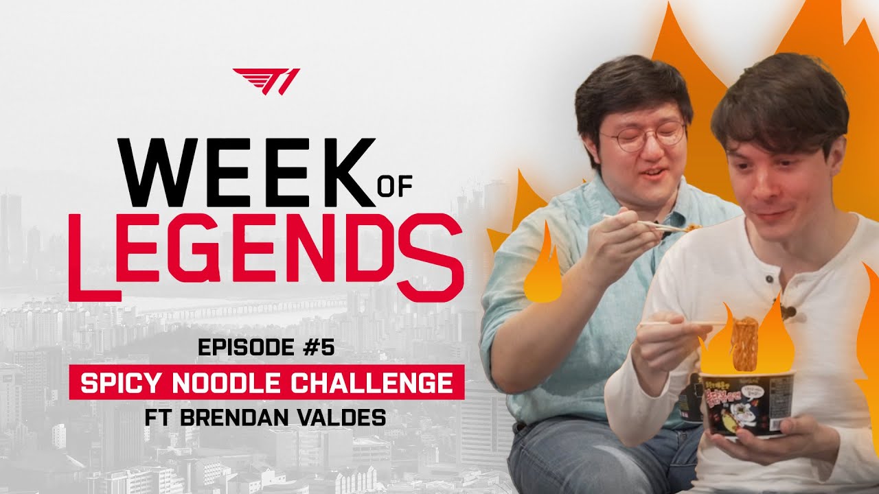 LCK SPICY NOODLE Challenge | Week of Legends Ep. 5 ft. Brendan Valdes
