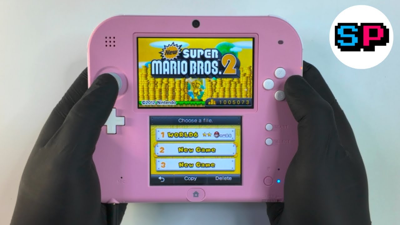 New Super Mario Bros. 2 on Nintendo 2DS Handheld Gameplay (Full HDR)