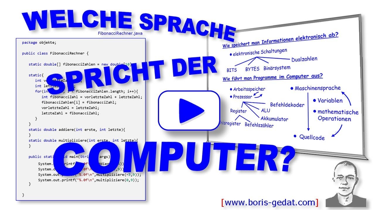 Welche Sprache spricht der Computer?