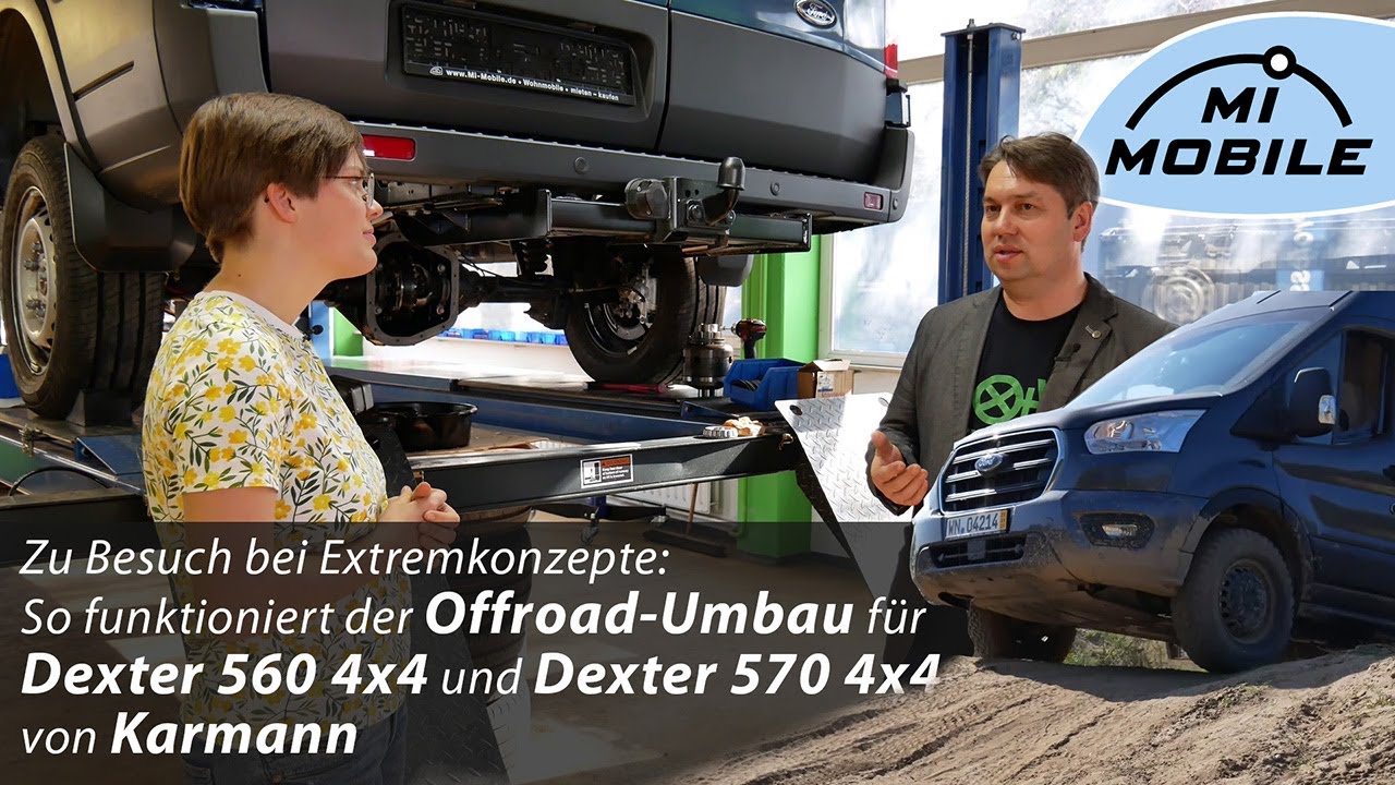 Wir zeigen alle Details: Offroad Umbau für Karmann Dexter 560 4x4 und Dexter 570 4x4
