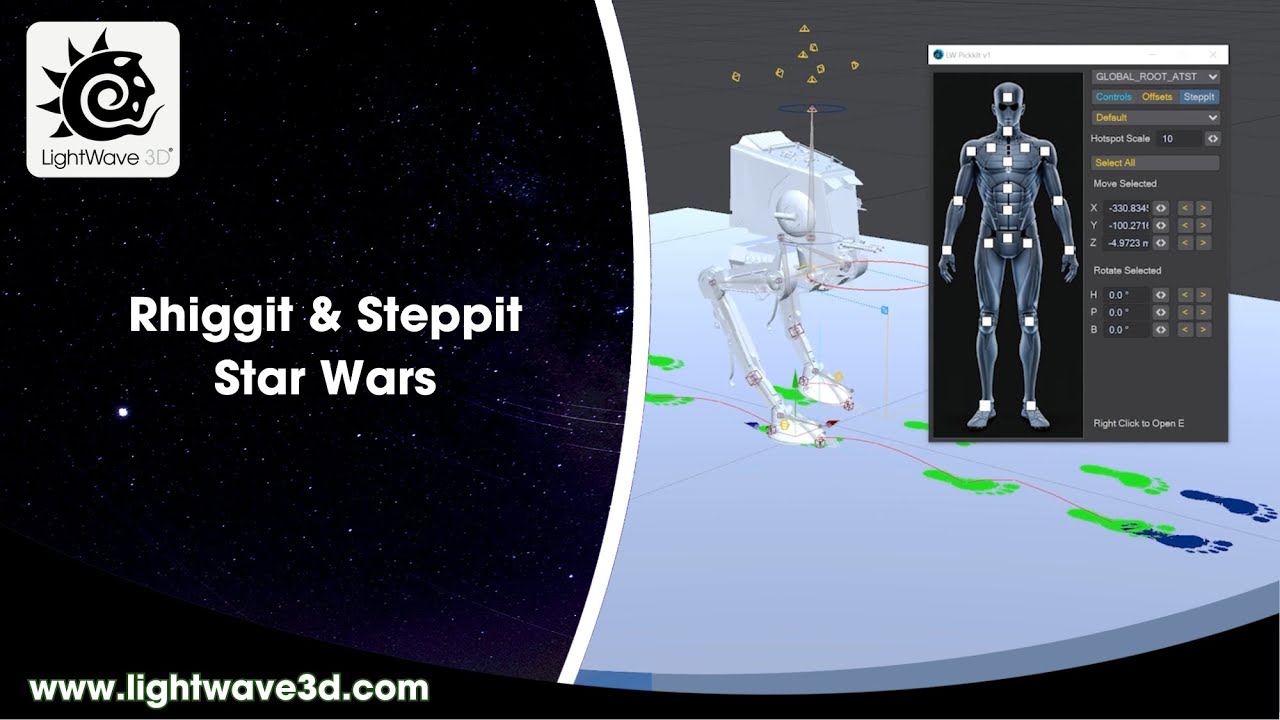 Lightwave 3D - Rhiggit & Steppit
