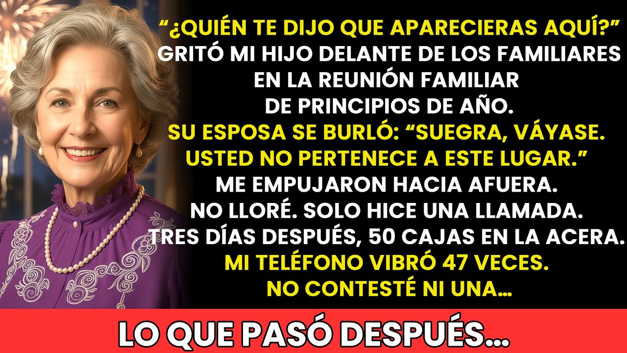 Mi hijo me empujó y gritó: 