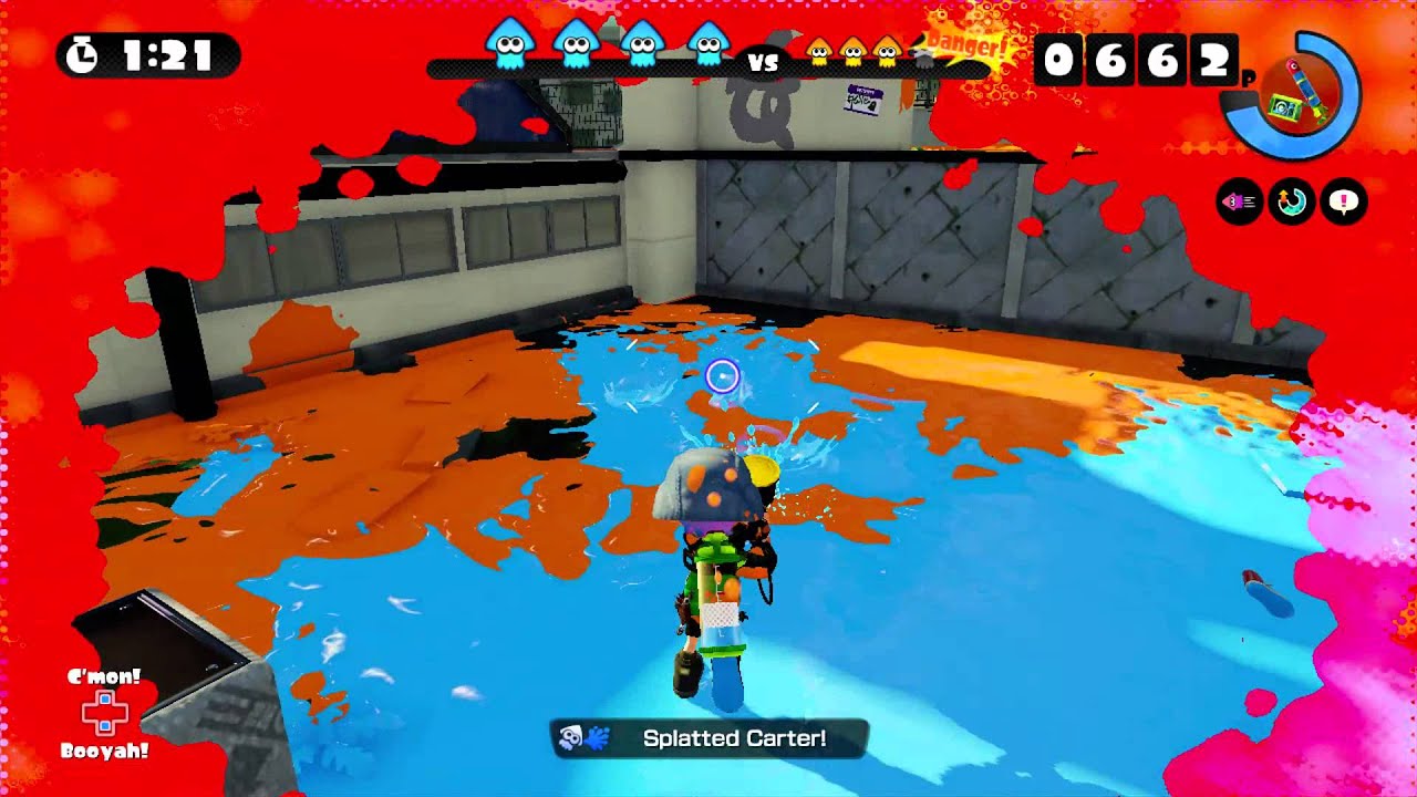 Splatoon RedWBehe       Blue vs Orange