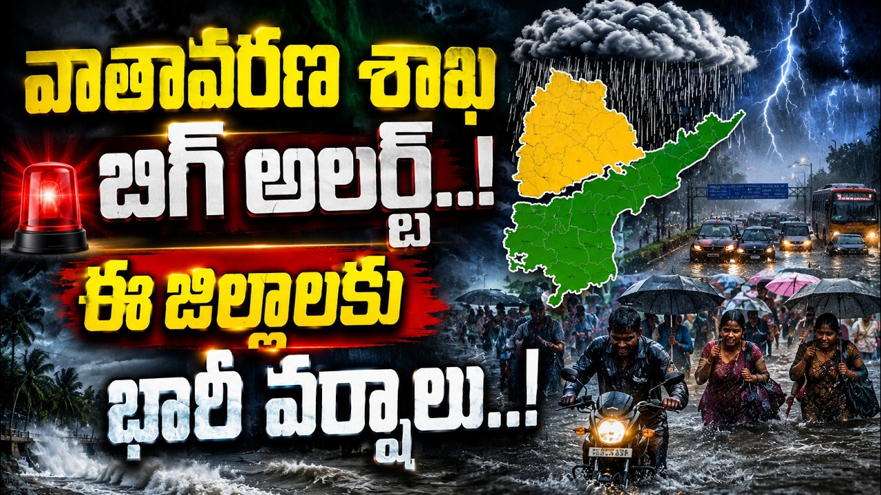 🔴Live : రెయిన్ అలర్ట్ | Rain Alert in Telangana & Ap | Hyderabad Weather Report | SumanTV