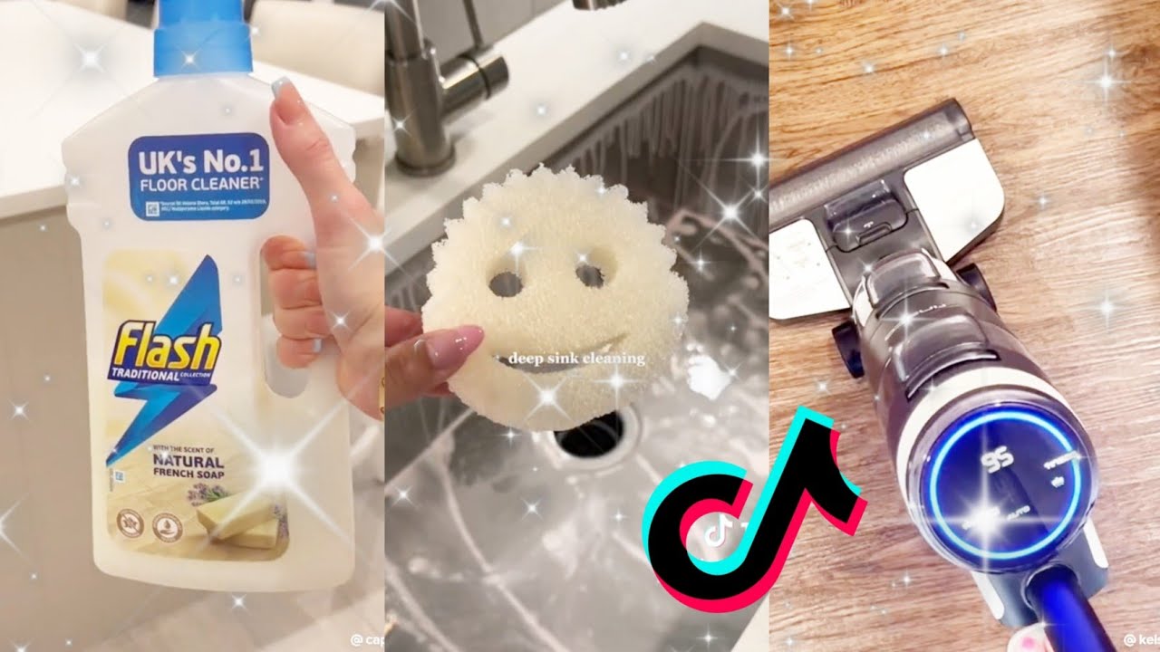 satisfying sunday cleaning and organizing tiktok compilation ☘️🍀☘️