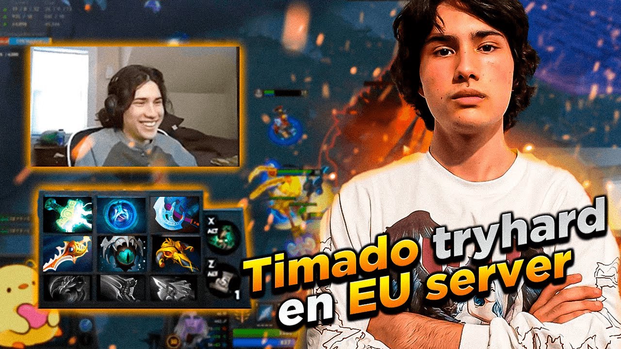 TIMADO luchando en EUROPA (9 items vs MegaCreeps)
