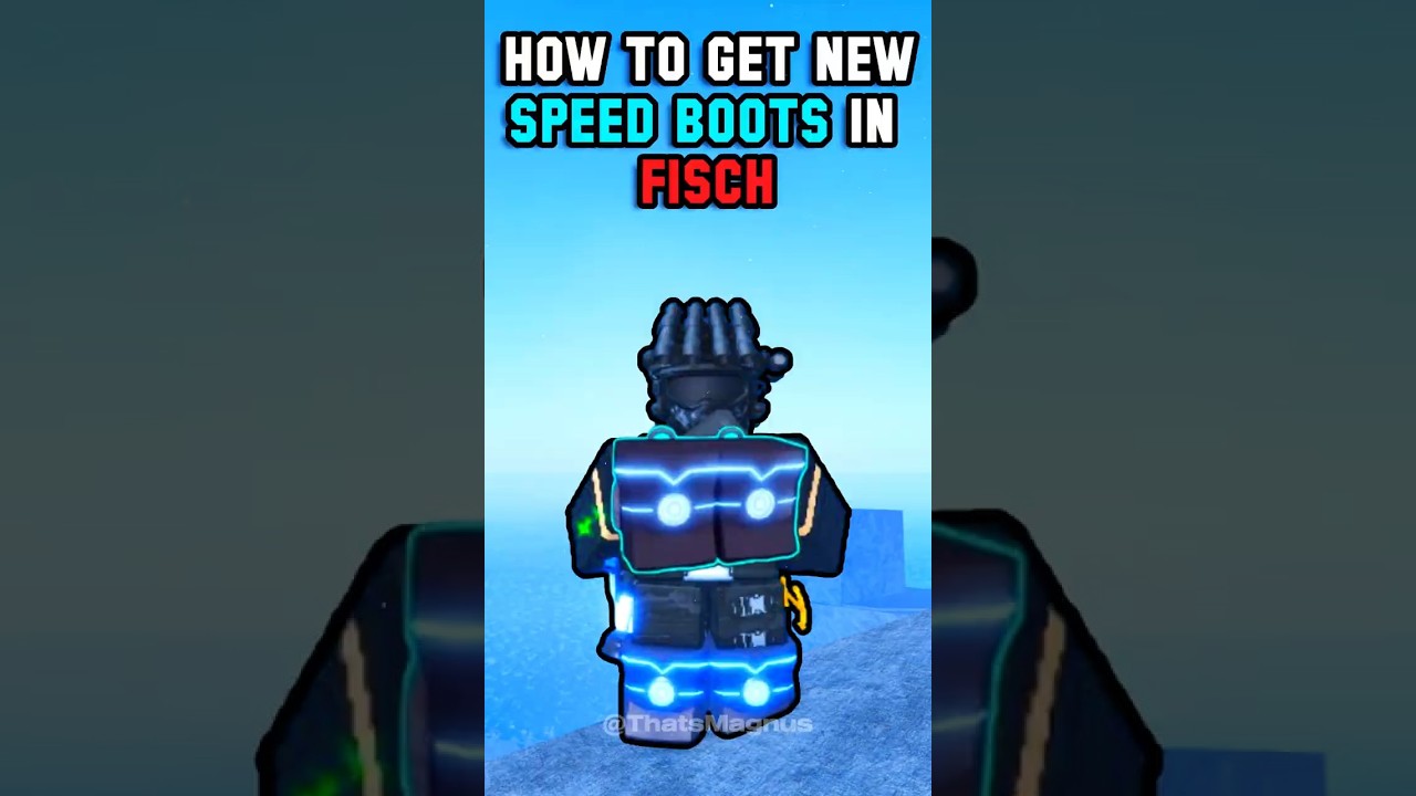 How to get New secret Speed Boots in Fisch #fisch #roblox #speed #boots #edit #robloxedit