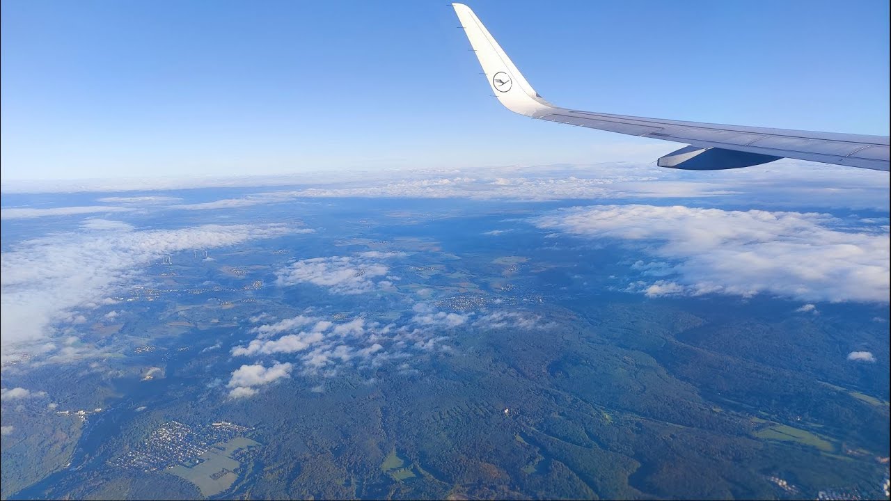 Landing Frankfurt/Aterragem em Frankfurt (Lufthansa)