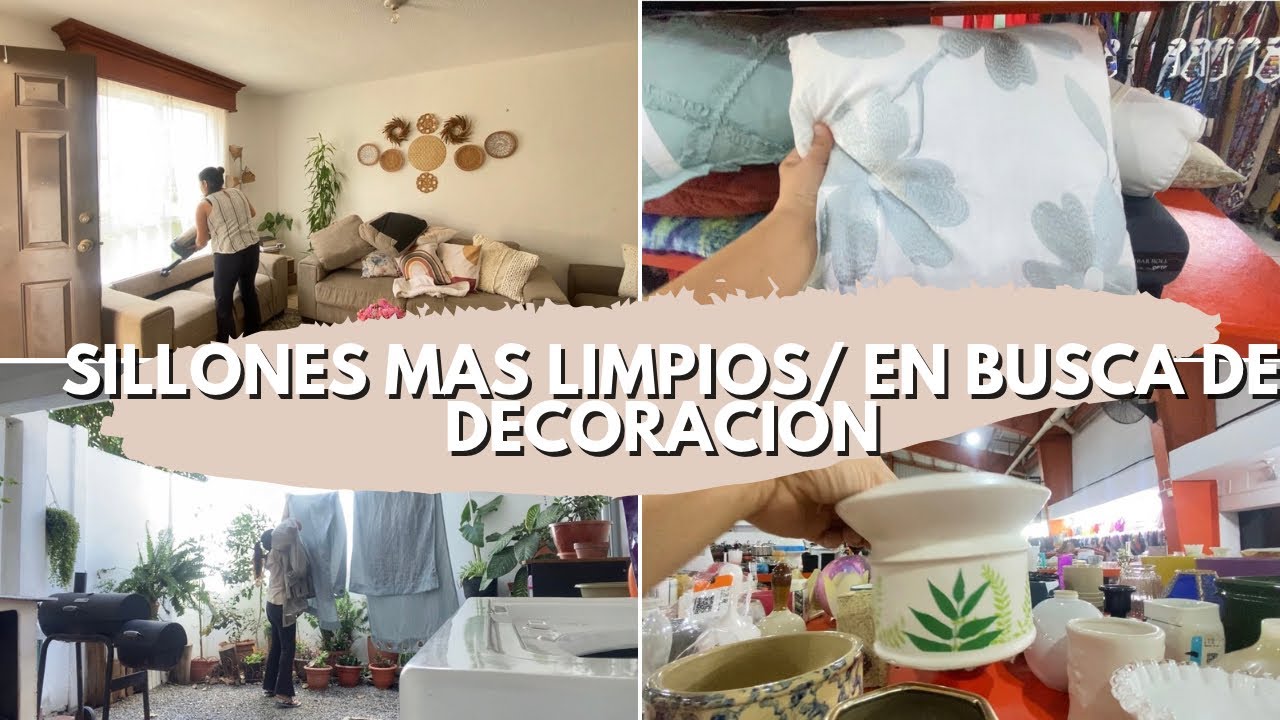 ✨Encontré decoración linda y barata 😍limpieza a mis sillones 🛋️/ compré cortinas en la Mega 🤑