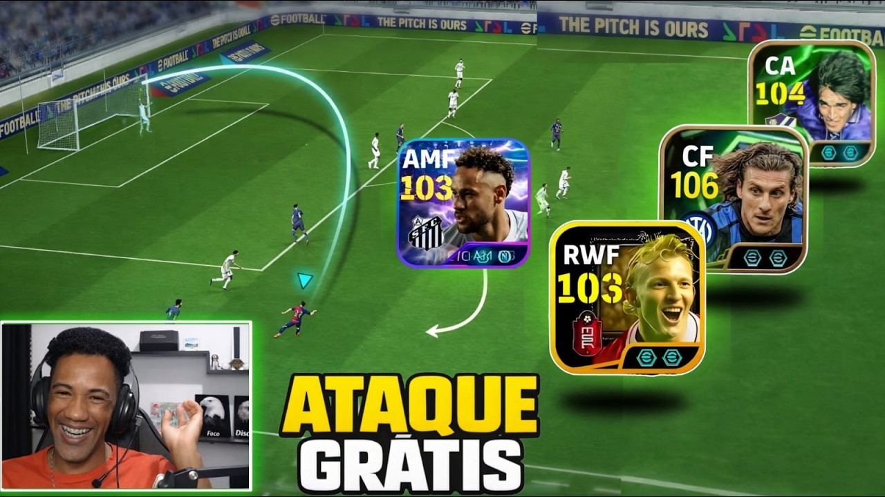 NEYMAR é o ATAQUE gratis mais ABSURDO no eFooball 2026 Mobile