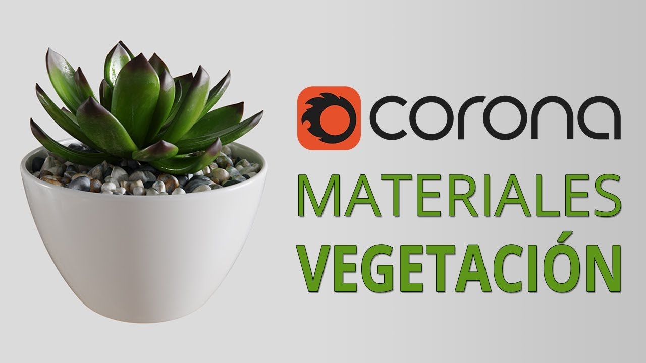 Materiales de vegetación en Corona Renderer