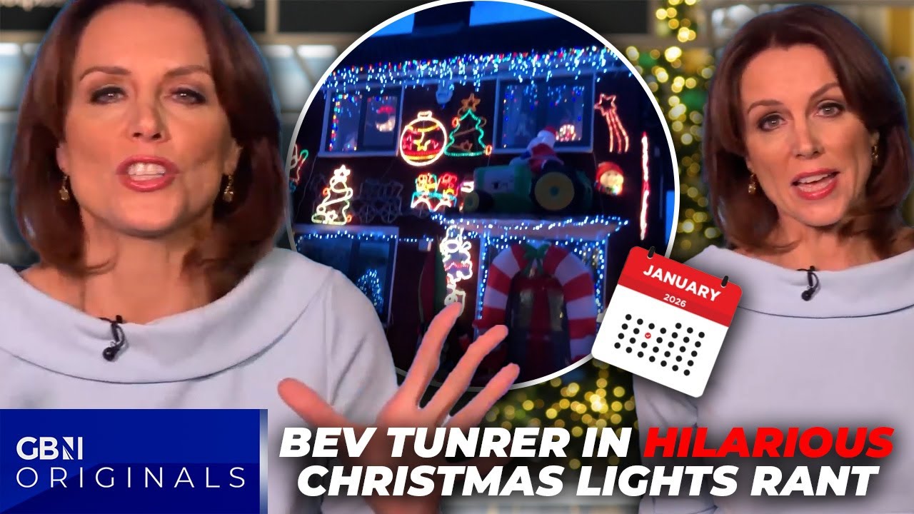 'Humanity is DOOMED!' | Bev Turner doesn't hold back in HILARIOUS January Christmas lights rant