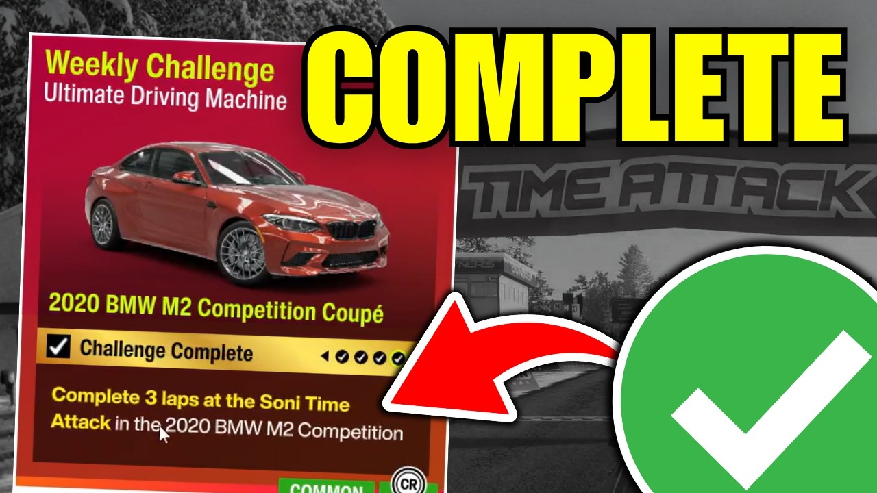 Как пройти еженедельное испытание Sony Time Attack в Forza Horizon 6