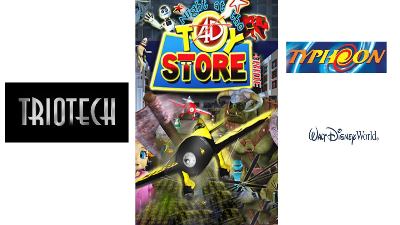 Night at the Toy Store - Typhoon - Triotech - Walt Disney World Resort 🧸