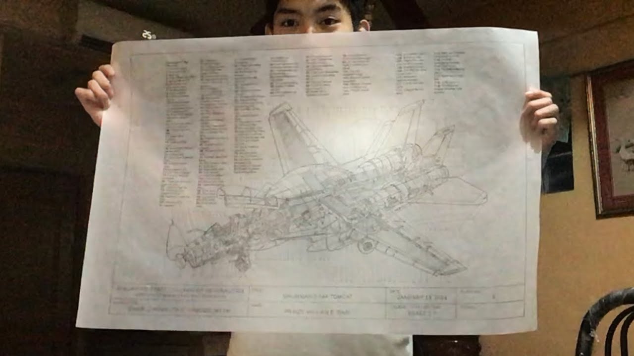 Aero Engineering Student in PhilSCA: Engineering Drawing A1 Aircraft Tracing Journey