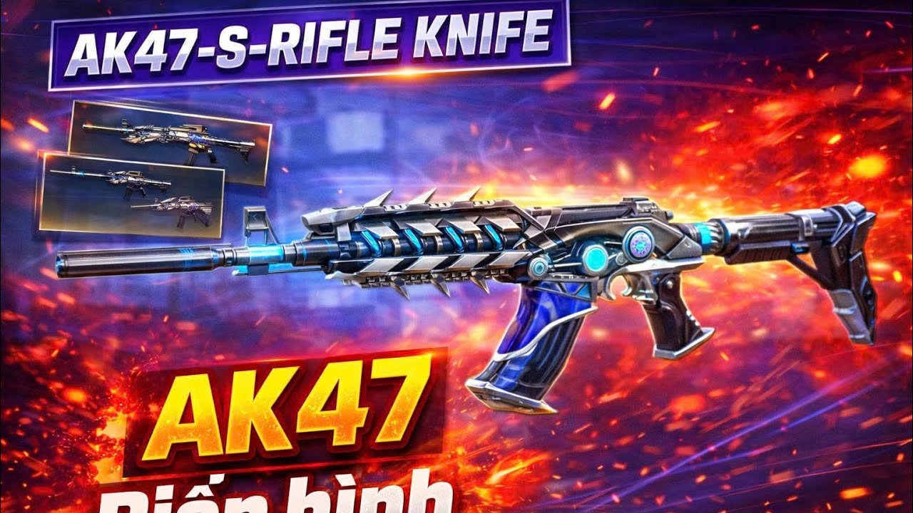 CF Mobile - CFL : AK47 Biến Hình | Khẩu Súng AK Lắp Giảm Thanh Dama To Bắn Như Không Giật