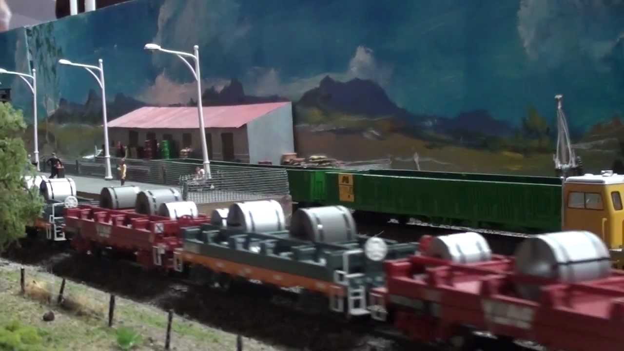 Australian freight trains - AMRA Caulfield model railway exhibition 2012