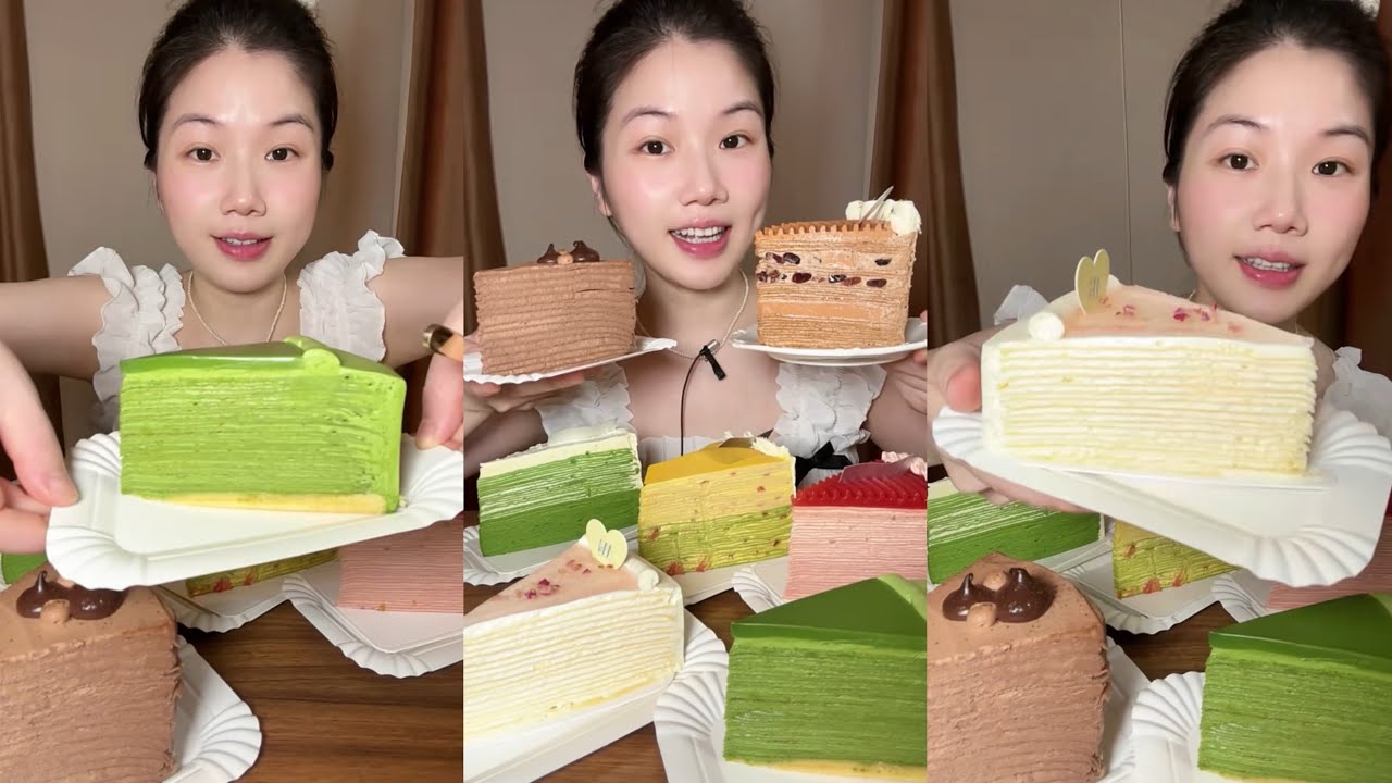 [ASMR] Dessert Mukbang Eating Creamy Cake | Mukbang Eating Show💗🍰🧁