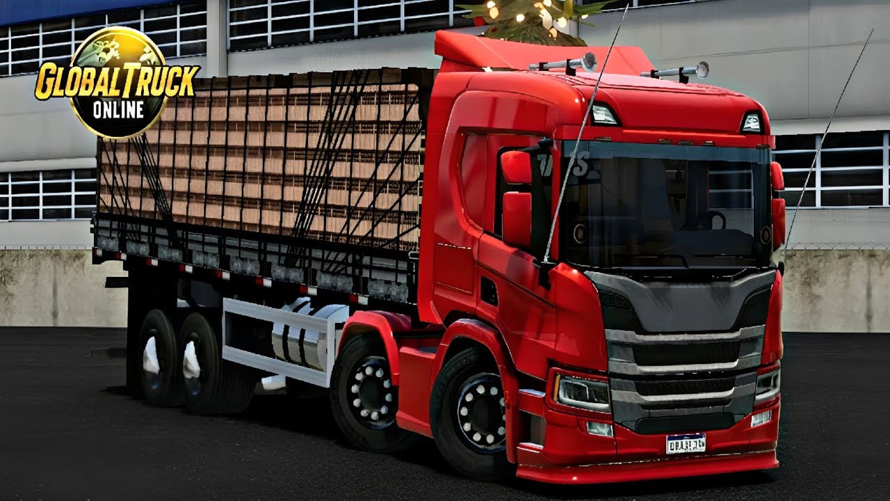 SCANIA P320, NOVO MAPA, EVENTO de NATAL na ATUALIZAÇÃO do GLOBAL TRUCK ONLINE !!