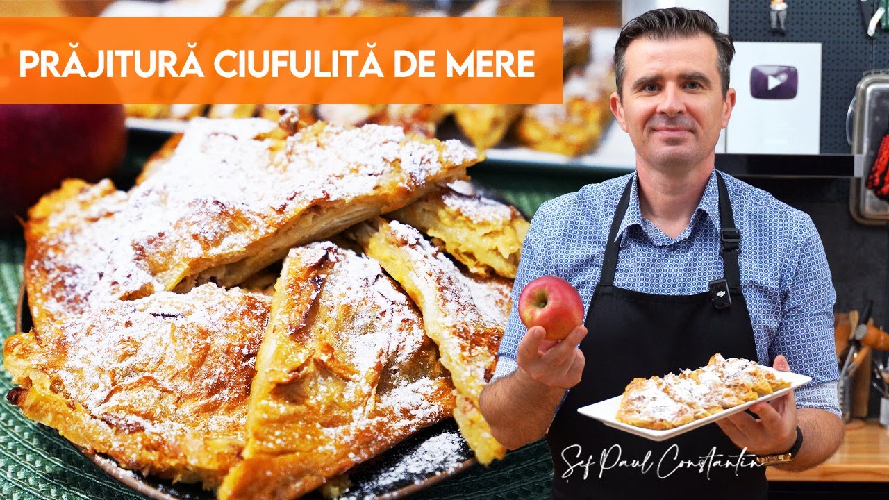 🍏 Se face atât de repede că nu mi-a venit să cred 🥧 Plăcinta Ciufulită Cu Mere 😍 Șef Paul Constantin