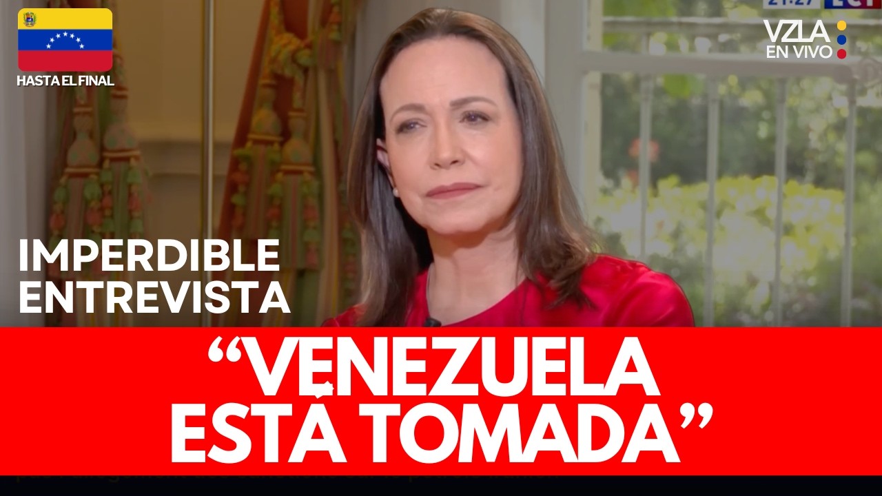 &ldquo;ESTO NO ES DEMOCRACIA&rdquo;: Mar&iacute;a Corina Machado sin filtro en una entrevista desde Francia #Venezuela