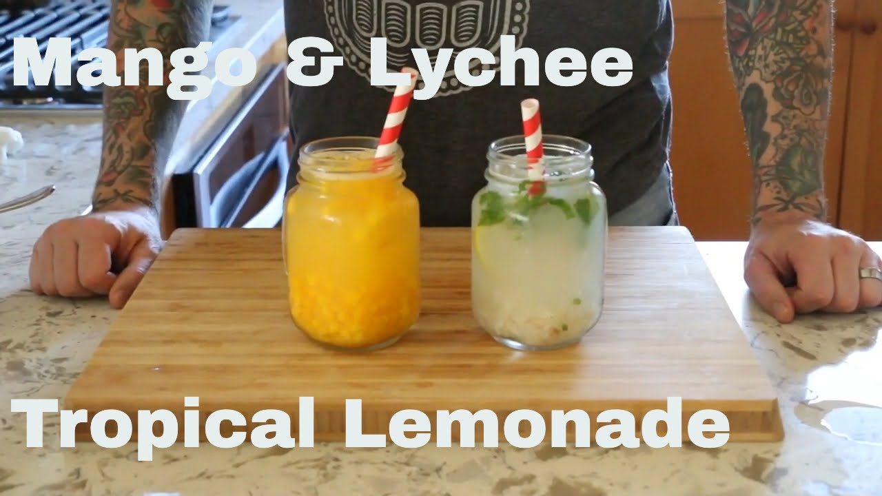 Fresh Lemonade | Fresh Tropical Lemonade  [Lychee Mint Lemonade & Mango Lemonade]