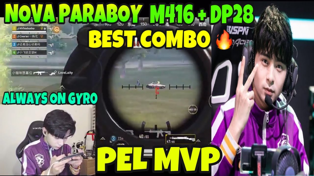 🔥PEL Top Fragger Nova Paraboy Enters Classic | Nova Paraboy M416+DP28 Best Gameplay | Nova Paraboy|