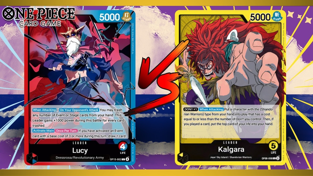 [OP15] Red Blue Lucy Gameplay | This New Kalgara Build Makes Games Finish Fast