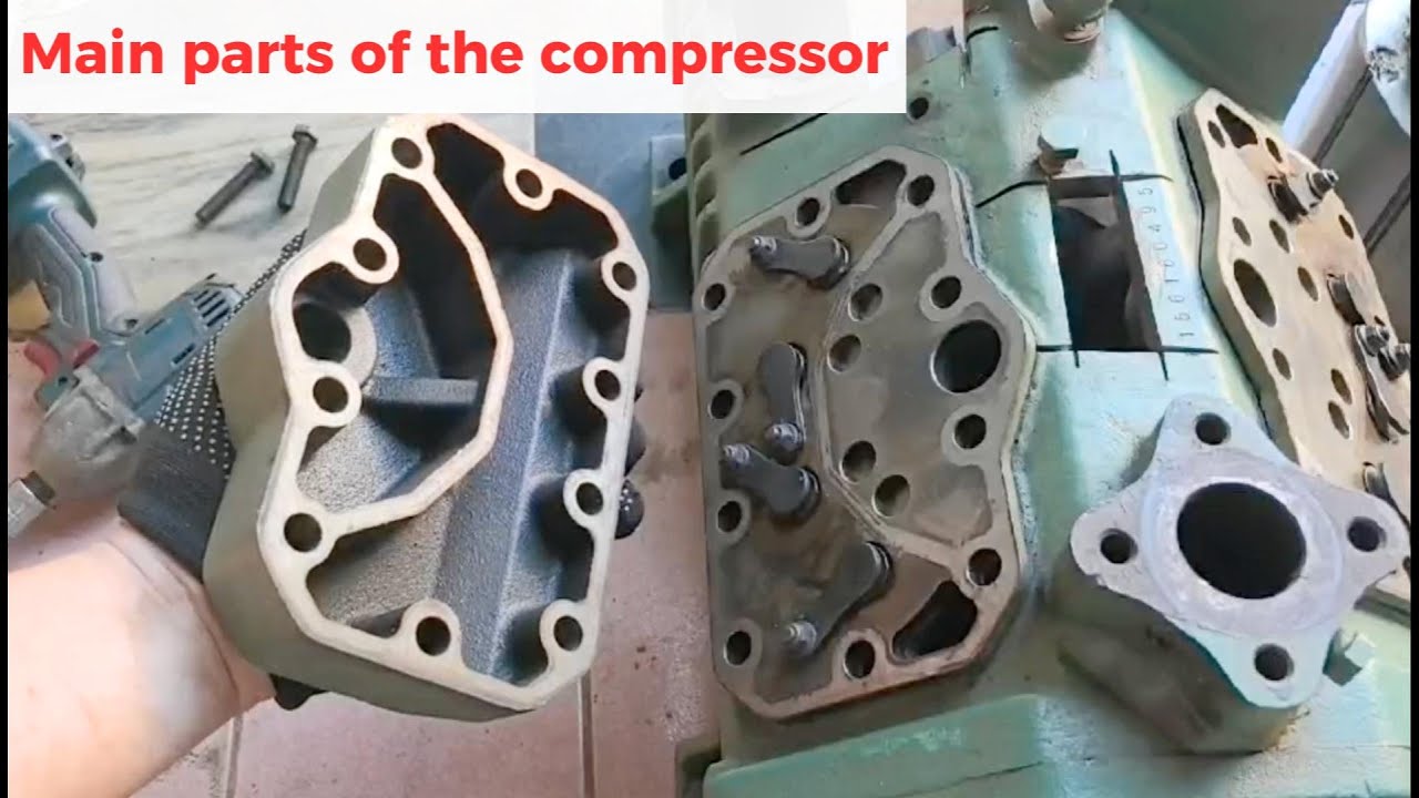 Main Parts of a Refrigeration Compressor