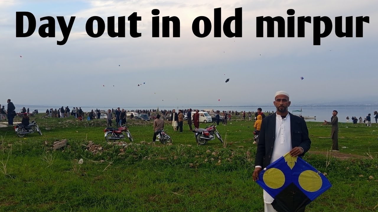 30 Jan beautiful day with a beautiful view of mangla dam A day for kites in mirpur